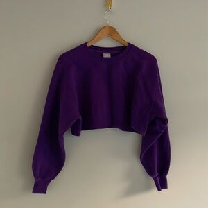 TNA Cozy AF cropped sweatshirt